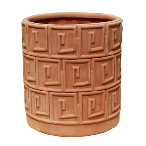 Nouveaux pots de fleurs en terre cuite écologiques avec trou de drainage pour la décoration extérieure du jardin, emballage de marque privée disponible - Product Image 1