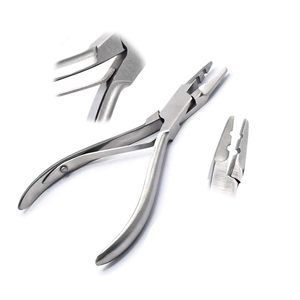 Hair <b>Extension</b> Pliers Hold Tool for Keratin Hair <b>Extensions</b> Microlink <b>Beads</b> Surgical Grade Stainless Steel Commercial - Product Image 4