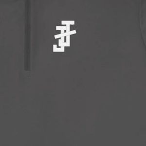 Pull léger à col montant et fermeture éclair pour homme, manches longues, logo personnalisé, vêtements de sport de performance pour le golf et l'entraînement, vente en gros - Product Image 3