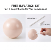 Ballon de yoga et de Pilates en PVC Soma Equip Practice Instructor Frosted pour l'équilibre, le levage des hanches et le fitness