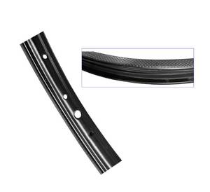 Jante de vélo de route Aero Dimpled légère 700c en alliage avec support de frein à disque pour VTT et vélos de route - Product Image 3