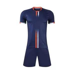 Conjunto de Jersey de Poliéster/Algodón Ecológico, Transpirable, de Secado Rápido, con Estampado por Sublimación y Cuello en V - Product Image 1