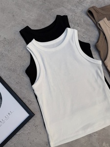 Camiseta sin Mangas de Primera Calidad para Mujer, para Correr, Hacer Ejercicio, Gimnasio, Camiseta Deportiva para Mujer, Cuello Redondo Acanalado Suave - Product Image 2