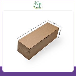 Elegant Design Eco-friendly & Disposable 12x3.75x3.5 Size Dosa <b>Boxes</b> with Insert (White/Kraft) Rectangular Shape Paper <b>Boxes</b> - Product Image 3