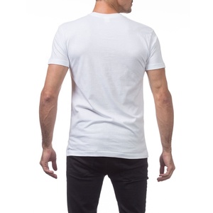 เสื้อยืดเปล่าแบบหนาพิเศษสำหรับผู้ชาย ผ้าฝ้าย 100% สีขาวล้วน คอกลม ทรงหลวม แขนสั้น ผู้ผลิตเสื้อยืดเปล่า - Product Image 2