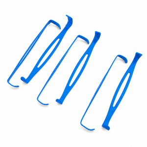 Btech Enterprises BE-UNR-4444 Rétracteur manuel de la marine américaine en acier inoxydable bleu isolé, lot de 6, pour chirurgie orthopédique de la hanche, CE ISO13485 - Product Image 1