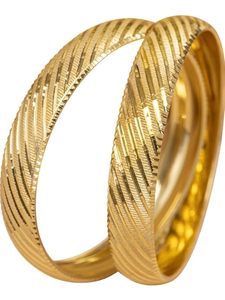 Gold Plated Elegant Women's Classic Wedding <b>Bangles</b> GDTC Certified Jewelry <b>Bangle</b> <b>Bracelets</b> - Product Image 4