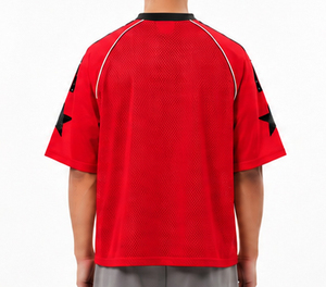 Camiseta Deportiva Personalizada con Serigrafía, Estilo Vintage Unisex, Retro, para Fútbol, Baloncesto, Malla Transpirable, Corte Holgado - Product Image 2