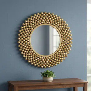Decorative Wall Mirror Home Decor Elegant Interior Decoration <b>Accessory</b> Stylish Wall Mounted Mirror Premium Decorative Accent - Product Image 6