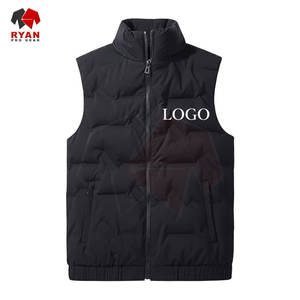 Gilet matelassé pour homme OEM ODM sans manches, veste d'hiver matelassée, vente en gros - Product Image 1