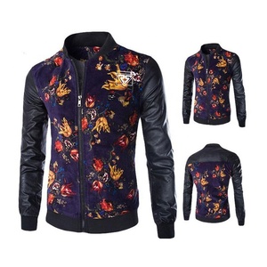 Chaqueta con letras estampadas y texto de lana ultra suave para hombre, chaquetas cálidas gruesas al por mayor de alta calidad - Product Image 1