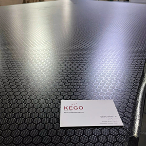 Contrachapado Fenólico WBP con Película Antideslizante de 10mm, 15mm, 18mm, Contrachapado con Película Marrón Oscuro, Lámina de Contrachapado con Malla Metálica - Product Image 1