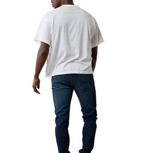 Jeans en denim pour hommes de haute qualité, pantalon long, coupe classique, jeans en coton durable pour un usage quotidien avec logo personnalisé - Product Image 3