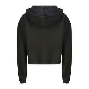 เสื้อฮู้ดดี้ทรงหลวมแบบมีซับในถักทอระบายอากาศได้ดี ดีไซน์ไหล่ตก แฟชั่นสำหรับผู้หญิง มีกระเป๋าซิปซ่อนแบบสั่งทำพิเศษ ทรงยาว เหมาะสำหรับฤดูใบไม้ร่วง ปี 2026 - Product Image 5