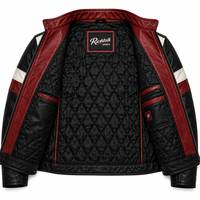 Veste en cuir véritable pour homme, chaude pour l'hiver, écologique, séchage rapide, confortable, respirante, de haute qualité, décontractée, sur mesure, fermeture avant