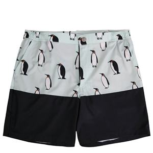 Shorts de bain hommes Shorts de plage hommes Shorts de bain troncs avec séchage rapide Sublimation imprimé 100% Polyester - Product Image 6