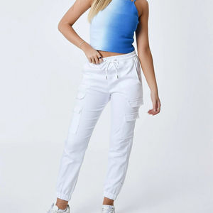 Pantalones Cargo Funcionales para Mujer, Cómodos, para Aventura, con Corte Holgado y Bolsillos Utilitarios, para Trabajo o Viaje, Servicio OEM - Product Image 2