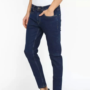 กางเกงยีนส์เดนิมทรงสลิมฟิตคุณภาพพรีเมียมสำหรับผู้ชาย ล้างแบบวินเทจ ผ้าฝ้ายยืด สวมใส่สบาย แฟชั่นลำลอง ขายส่ง - Product Image 3