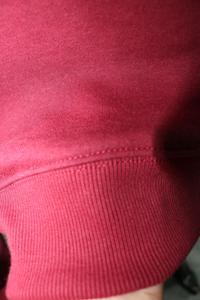 TECH BROWN <b>Mock</b> <b>Neck</b> Sweatshirt 100% ORANGE Applique Embroidery wide <b>neck</b> Sweatshirt Finer Threads - Product Image 6