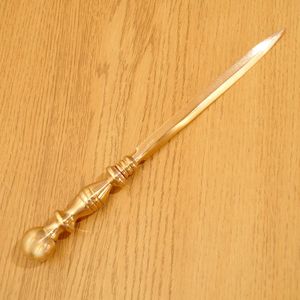 Elegant Handmade Brass Butter <b>Knife</b> Smooth Spreader Butter Cheese Jam <b>Bread</b> Premium Dining Table Cutlery Durable Antique Finish - Product Image 5