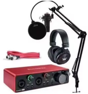 Compre una Tarjeta de Sonido USB con Interfaz de Audio Profesional, Nueva y Auténtica - Product Image 1