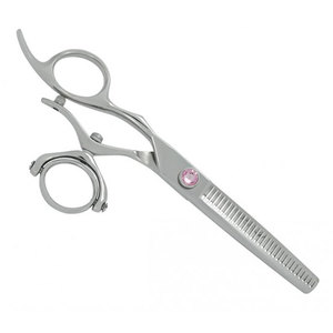 <b>Barber</b> Tools Silver Color Professional Hair Thinning Scissors Sharp <b>Blade</b> Tip Stainless Steel Salon Hairdressing Shears - Product Image 3
