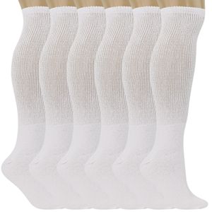 Calze Unisex al Ginocchio in Cotone, 3 Paia, Senza Compressione, Imbottite, Traspiranti, per Diabetici - Product Image 4