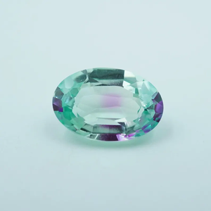 HAYAAT GEMS - Zafiro Ovalado de 2 Quilates, Cultivado en Laboratorio, Color Bio, Facetado, Piedra Preciosa Suelta (9x6x3.5mm) para Joyería - Product Image 2