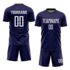 ชุดฟุตบอลแบบกำหนดเอง เสื้อทีมชาย แขนสั้น พิมพ์ลายแบบซับลิเมชั่น ผ้าโพลีเอสเตอร์ ระบายเหงื่อได้ดี เหมาะกับทุกฤดูกาล ทรงสปอร์ต - Product Image 6