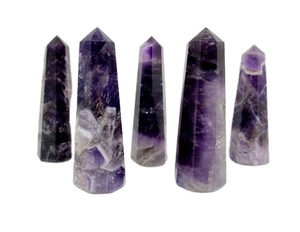 Torres de amatista Obelisco Piedra preciosa natural Amatista Ágata Torres para la venta Comprar en línea de Amayra Crystals Exports India - Product Image 1