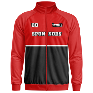 Sublimation Heat Transfer Polyester Track Jacket Full Zip Customized Colors Sizes Team Uniform OEM ODM Export - Product Image 1