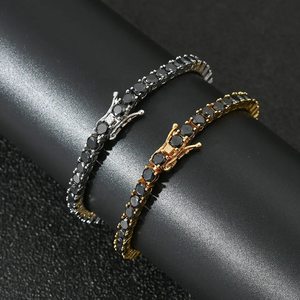 Bracelet Hip Hop Iced Out de fabrication indienne avec pierres Moissanite certifiées, disponible au prix d'usine depuis l'Inde - Product Image 5