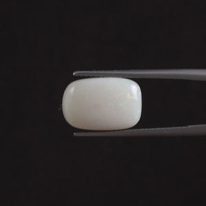 Opale naturelle de haute qualité certifiée IGI, pierre précieuse blanche en vrac, 5,46 carats, taille coussin 14x9mm, polie, légèrement cirée/huileée, pour bijoux - Product Image 1