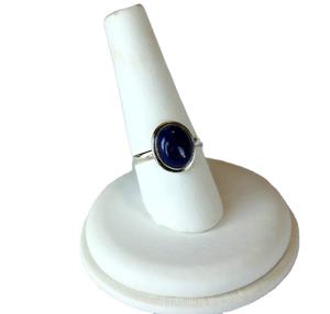 Wholesale Customizable 925 Silver Band Earrings Handcrafted <b>Lapis</b> <b>Lazuli</b> Inlay Hot Sale Women's Jewelry for Parties OEM Accepted - Product Image 6