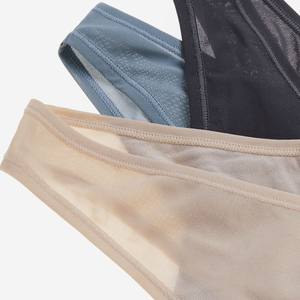 Culottes bikini en chanvre pour femmes - Culottes respirantes sans coutures à taille mi-haute - Product Image 5