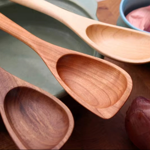 Best Quality Durable Eco-Friendly Lightweight Hybrid Wooden Roux Spoon Spatula Handmade From Acacia & Teak Wood <b>Mirror</b> Polish - Product Image 1