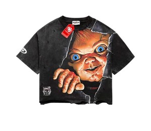 Camiseta de corte holgado de peso pesado para ropa de marca de fabricante 2026, con estampado DTG y serigrafía, estilo streetwear de diseñador, modelo corto - Product Image 5
