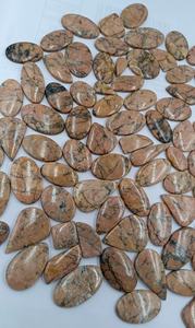 Lote al por mayor de cabujones de jaspe marrón natural de madera quemada, corte ovalado, jaspe de imagen, piedra pulida suelta de Rajastán para joyería - Product Image 5