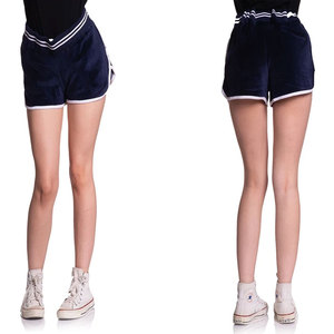 Pantalon décontracté vintage bleu marine pour femme en tissu Oxford extensible (Spandex/Coton), taille haute élastique, respirant, écologique et imperméable - Product Image 5