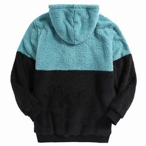 Sweat à capuche surdimensionné épais de qualité supérieure pour homme en molleton de coton, personnalisable avec broderie, couleur unie - Product Image 3