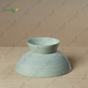 Bol à Pied en Bambou Long, Bol de Service Fait Main, Écologique, Décoratif pour la Maison, le Restaurant et les Événements - Product Image 5