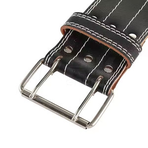 Ceinture de musculation en cuir véritable, ceinture de musculation robuste pour la musculation et le bodybuilding - Product Image 4