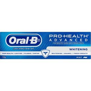 Dentifrice Oral-B pour adultes, blanchissant et pour dents sensibles, saveur menthe, parfum pêche aux herbes, anti-caries, usage domestique - Product Image 6