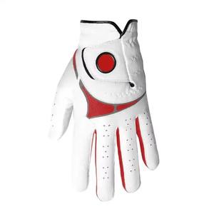 Gants de golf unisexes antidérapants en coton/spandex OEM AMS SPORTS INTL avec fermeture à tirette, impression personnalisée, marqueur de balle, équipement premium - Product Image 1