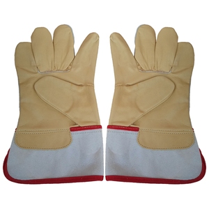 Hot Sale Cowhide Leather Eco-Friendly Thermal <b>Touchscreen</b> Needle Detection Four Seasons Outdoor Plain Work <b>Gloves</b> Heavy Duty - Product Image 2
