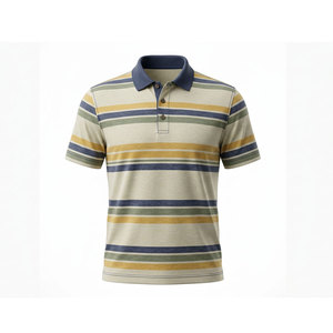 Camisas de Manga Corta para Hombre con Logotipo Personalizado del Fabricante, Antiarrugas, Transpirables, Tejido de Poliéster/Algodón, Casuales - Product Image 1