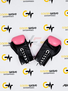 No Boxing No Life - Guantes de Boxeo Profesionales de Estilo Mexicano con Cordones, Unisex, de Cuero Auténtico, Antideslizantes, que Absorben la Humedad, para Entrenamiento al Aire Libre - Product Image 3