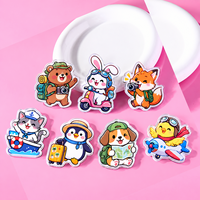 Aimant de réfrigérateur personnalisé en acrylique de haute qualité, léger, au design unique et à l'apparence mignonne.