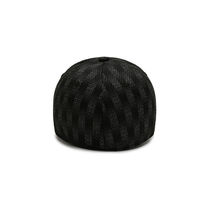 Gorra de Béisbol de Lona a Cuadros de 6 Paneles, Unisex, Ajustable, Transpirable e Impermeable, Informal, para Adultos, Primavera y Verano