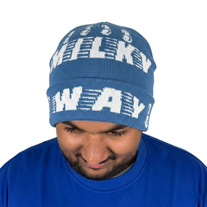 Gorros de Punto Cómodos para Hombre, Diseño a Rayas de Colores, Logotipo Personalizado, Gorros de Invierno Hechos a Mano, 100% Algodón, Gorro de Punto Jacquard Unisex para Adultos - Product Image 3